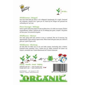 Buzzy® Organic Wildbloemen mengsel  (BIO) - afbeelding 2