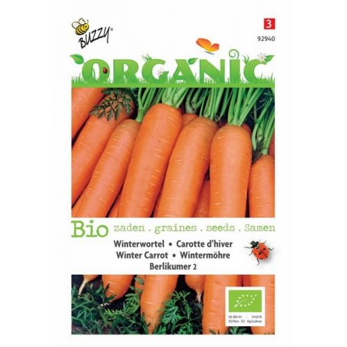 Buzzy® Organic Winterwortelen Berlikumer 2 (BIO) - afbeelding 1