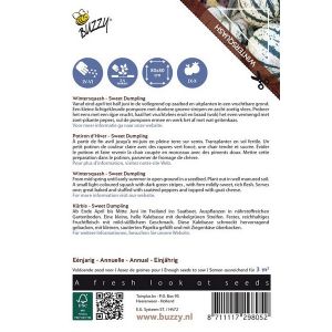 Buzzy® Ornamental Wintersquash Sweet Dumpling - afbeelding 3