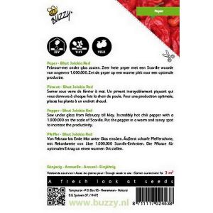 Buzzy® Peper Bhut Jolokia Red - afbeelding 2