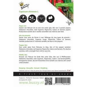 Buzzy® Peper Mixed 5 soorten - afbeelding 2