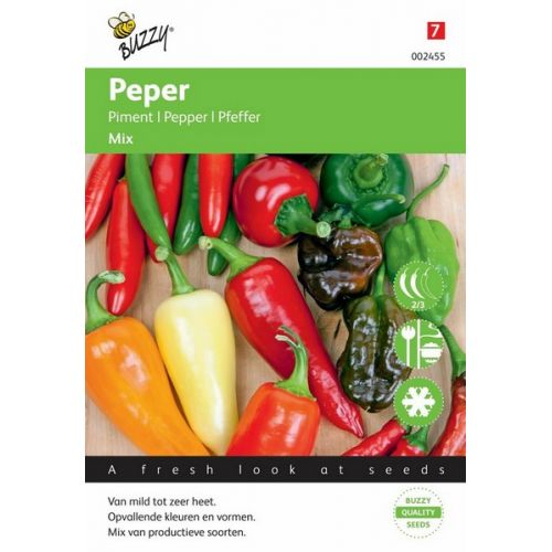 Buzzy® Peper Mixed 5 soorten - afbeelding 1