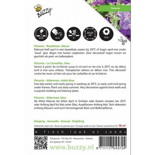 Buzzy® Petunia Raadsheer blauw - afbeelding 2