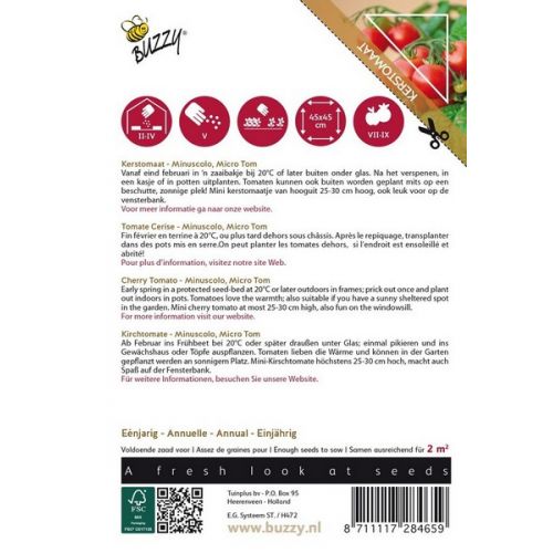 Buzzy® Pomodori Minuscolo - afbeelding 2