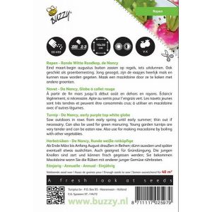 Buzzy® Rapen Ronde Witte Roodkop, de Nancy - afbeelding 2