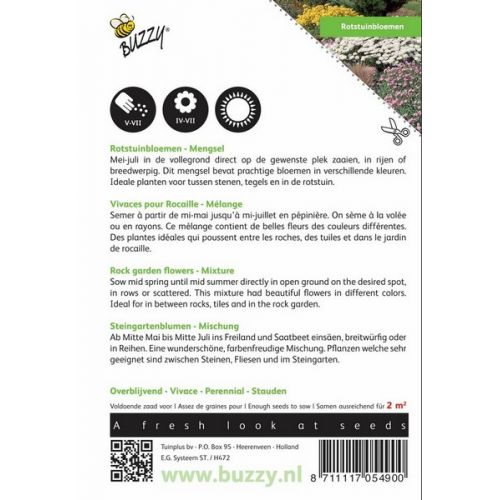 Buzzy® Rotstuinbloemen Mengsel - afbeelding 2