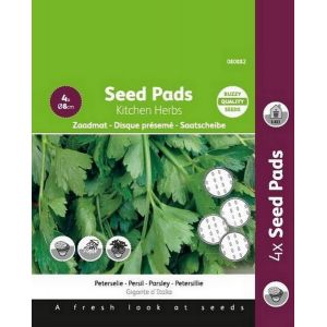 Buzzy® Seedpads Peterselie Gigante d'Italia 4xØ8cm - afbeelding 1