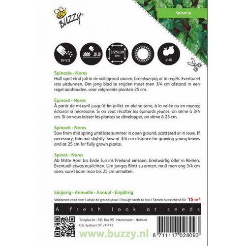 Buzzy® Spinazie Nores - afbeelding 2