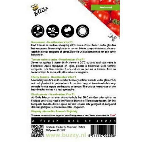 Buzzy® Tomaten Heartbreaker F1 - afbeelding 2