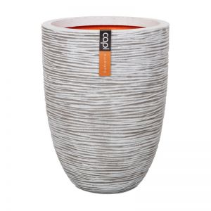 Capi vaas elegant laag rib nl 36x47 ivoor