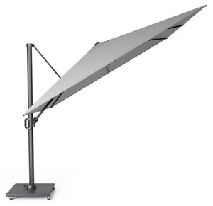 Platinum zweefparasol Challenger T¹ 300x300 lichtgrijs - afbeelding 2