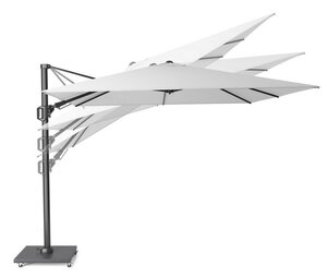 Platinum zweefparasol Challenger T² 300x300 olijf - afbeelding 11