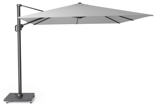 Platinum zweefparasol Challenger T¹ 300x300 lichtgrijs - afbeelding 1