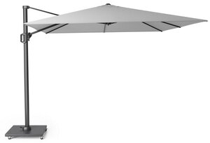 Platinum zweefparasol Challenger T¹ 300x300 lichtgrijs - afbeelding 1