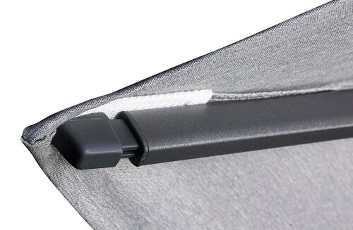 Platinum zweefparasol Challenger T² 300x300 olijf - afbeelding 7