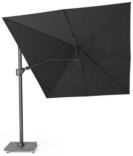 Platinum zweefparasol Challenger T² premium 350x260 Faded black - afbeelding 1