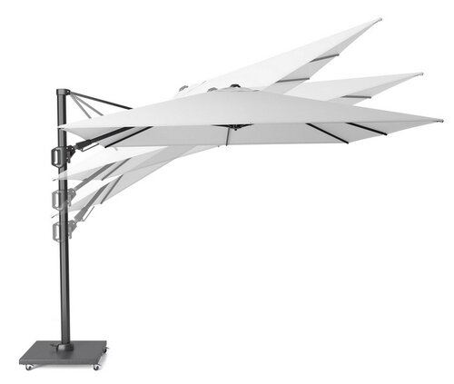 Platinum zweefparasol Challenger T² premium 300x300 Manhattan - afbeelding 11