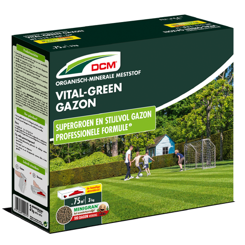 DCM Meststof Vital-Green Gazon 3 kg - afbeelding 2