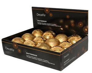 Decoris Bal polypropyleen - camel bruin - Ø 8 cm - afbeelding 2
