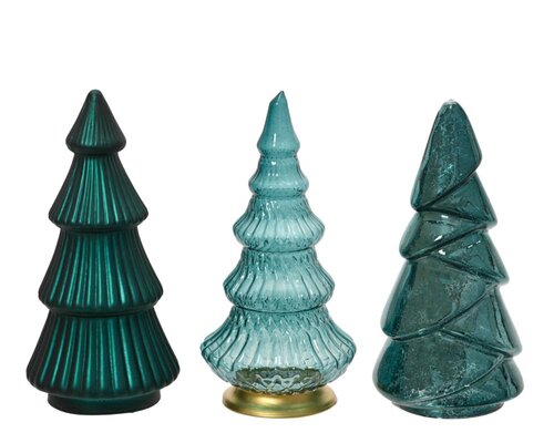 Decoris Boom glas - Emerald - Ø 8,5 cm - afbeelding 1