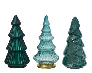 Decoris Boom glas - Emerald - Ø 8,5 cm - afbeelding 1