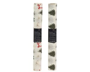 Decoris Decostof polyester - creme - 120 × 35 × 0,1 cm - afbeelding 1