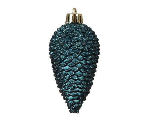 Decoris Dennenappel polystyreen - Emerald - Ø 4,5 cm - afbeelding 2