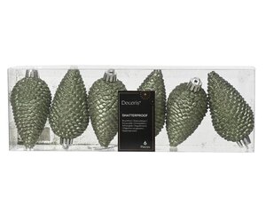 Decoris Dennenappel polystyreen - rosemarijn - Ø 4,5 cm - afbeelding 1