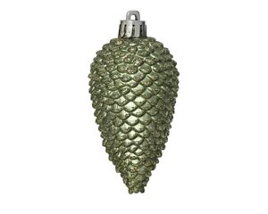 Decoris Dennenappel polystyreen - rosemarijn - Ø 4,5 cm - afbeelding 2