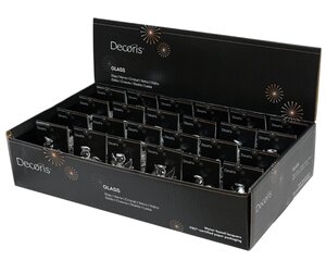Decoris Engel glas - helder - Ø 4 cm - afbeelding 3