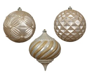 Decoris Figuur polystyreen - parel - Ø 20 cm