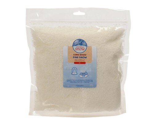 Decoris Fijne sneeuw mais - wit - 26 × 24 × 6 cm - afbeelding 1