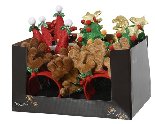 Decoris Hoofdband polyester - multi - 2 × 12 × 20 cm - afbeelding 2