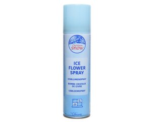 Decoris ijsbloemspray wit – diameter 4,4 cm, hoogte 17,8 cm