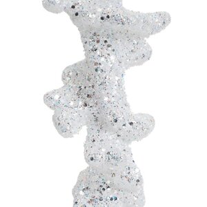 Decoris Ijspegel kunststof - wit - 3,5 × 3,5 × 25 cm - afbeelding 4