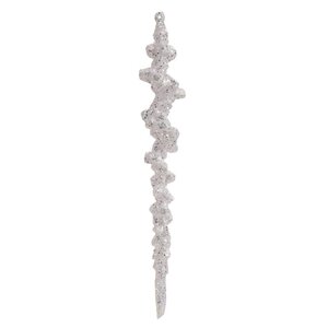 Decoris Ijspegel kunststof - wit - 3,5 × 3,5 × 25 cm - afbeelding 5