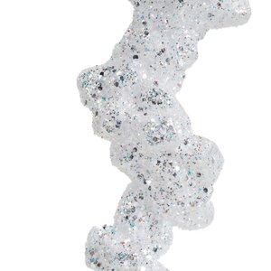 Decoris Ijspegel kunststof - wit - 3,5 × 3,5 × 25 cm - afbeelding 7