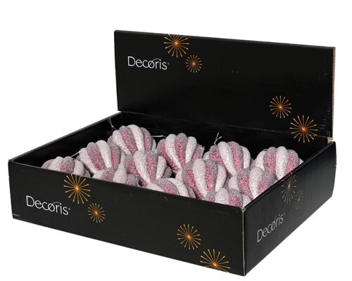 Decoris Kerstbal schuim - multi - Ø 8 cm - afbeelding 2