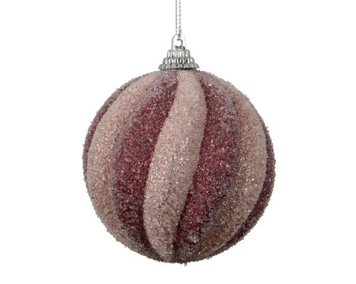 Decoris Kerstbal schuim - multi - Ø 8 cm - afbeelding 1