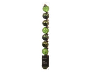 Decoris Kerstballen glas - dennengroen - Ø 3 cm - afbeelding 1