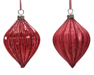 Decoris Kerstballen polystyreen - Bloesem roze - Ø 8 cm - afbeelding 1