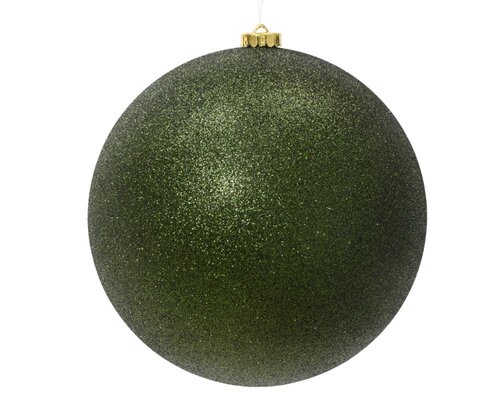 Decoris Kerstballen polystyreen - dennengroen - Ø 14 cm