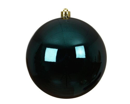 Decoris Kerstballen polystyreen - Emerald - Ø 14 cm