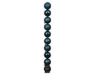Decoris Kerstballen polystyreen - Emerald - Ø 6 cm - afbeelding 1