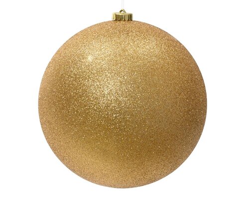 Decoris Kerstballen polystyreen - licht goud - Ø 14 cm