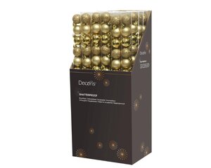 Decoris kerstballen van polystyreen licht goud – diameter 3 cm - afbeelding 5