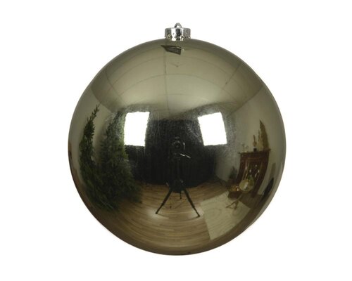 Decoris Kerstballen polystyreen - rosemarijn - Ø 14 cm