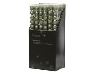 Decoris Kerstballen polystyreen - rosemarijn - Ø 3 cm - afbeelding 3