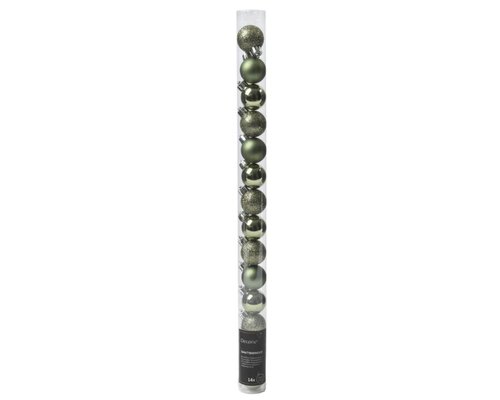 Decoris Kerstballen polystyreen - rosemarijn - Ø 3 cm - afbeelding 1
