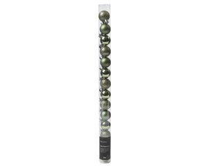 Decoris Kerstballen polystyreen - rosemarijn - Ø 3 cm - afbeelding 1